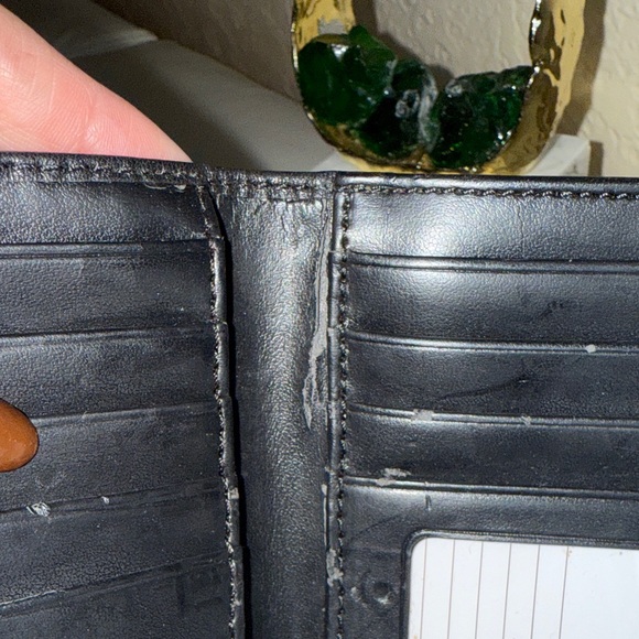 Coach Black and Cream Patterned Wallet - Picture 6 of 11